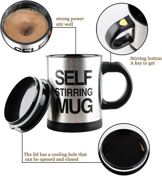 Smart Electric Mixing Mug – Durable & Insulated (01 Pc)