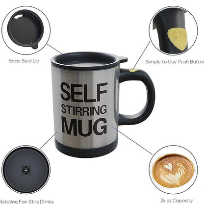 Smart Electric Mixing Mug – Durable & Insulated (01 Pc)