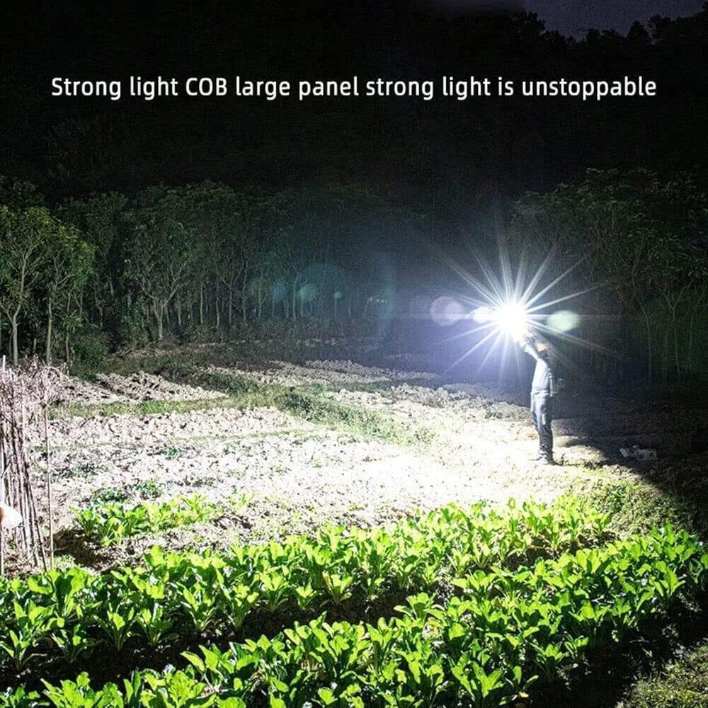 Rechargeable Torch with Hammer, Magnet & LED Light