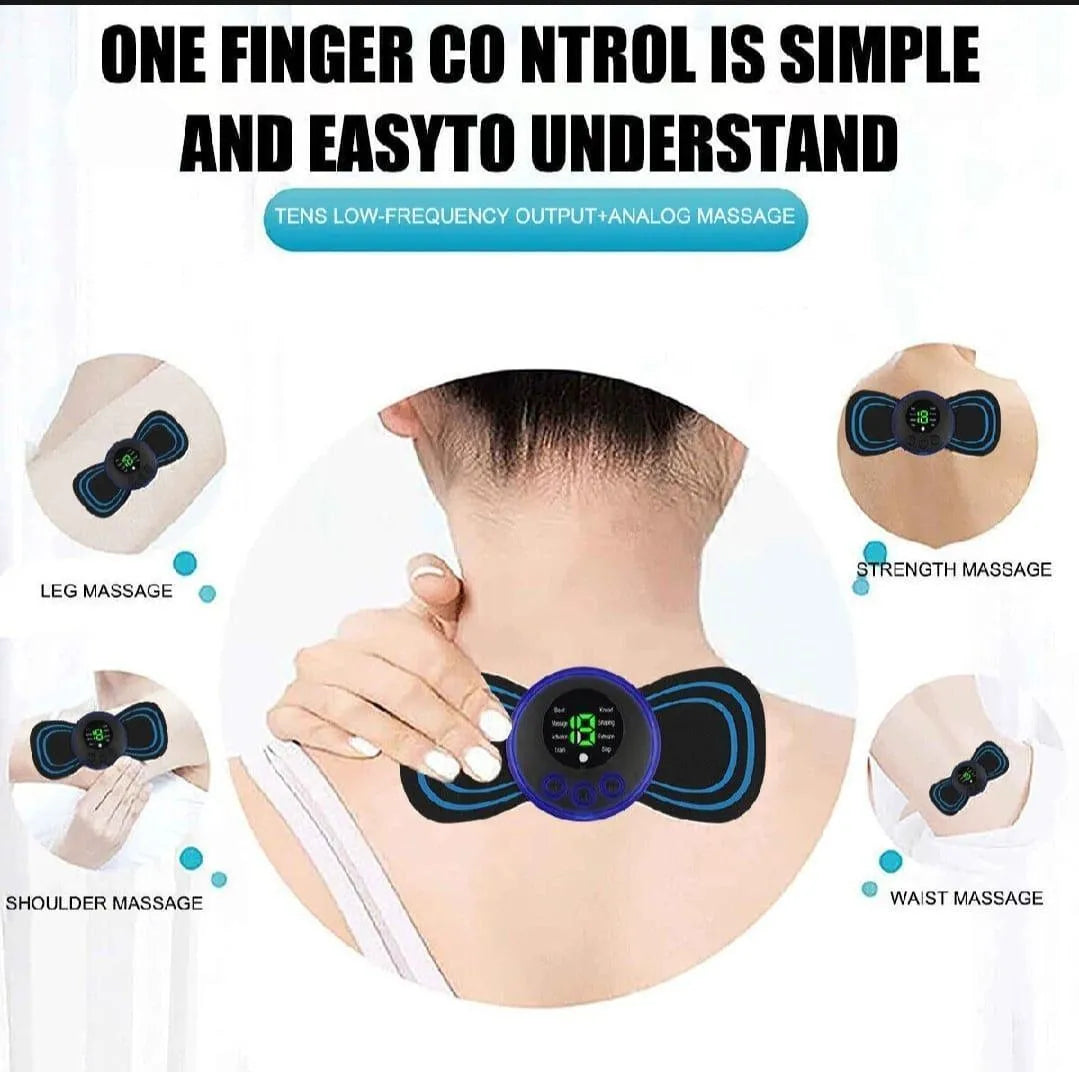 Pro EMS Neck Therapy Device – USB Rechargeable (Jet Black)